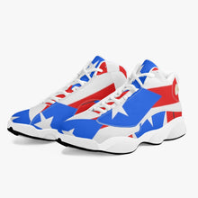 243. High-Top Leather Basketball Sneakers - White