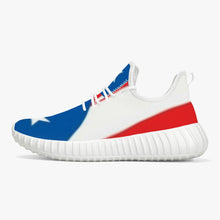 181. Mesh Knit Sneakers - White/Black