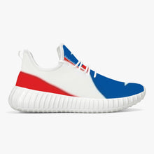 181. Mesh Knit Sneakers - White/Black