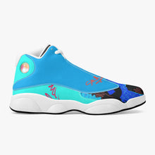 243. High-Top Leather Basketball Sneakers - White