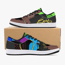 174. Low-Top Leather Sneakers - White/Black