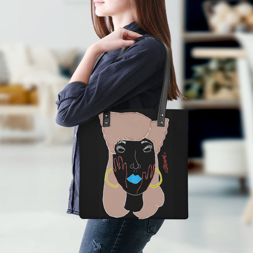 567. Large Regular PU Leather Tote Bags