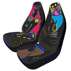 351. Microfiber Car Seats Cover 2Pcs