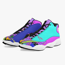 244. High-Top Leather Basketball Sneakers - Black