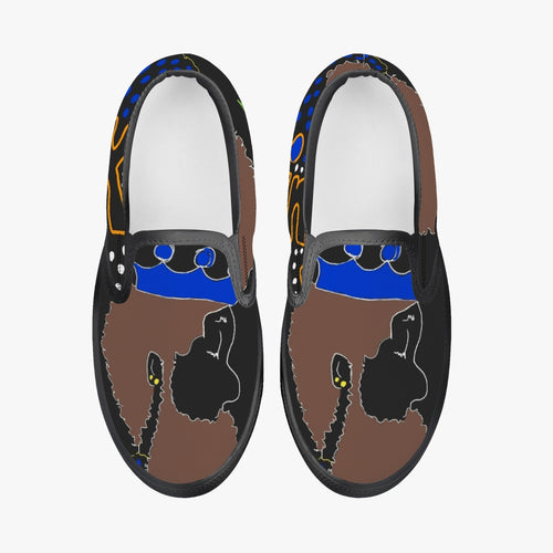 215. Kids' Slip-On Shoes - Black
