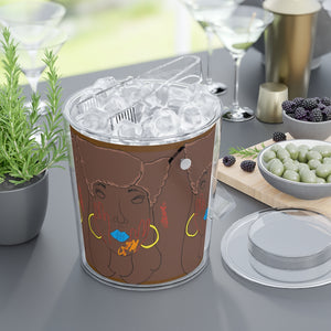 Ice Bucket with Tongs