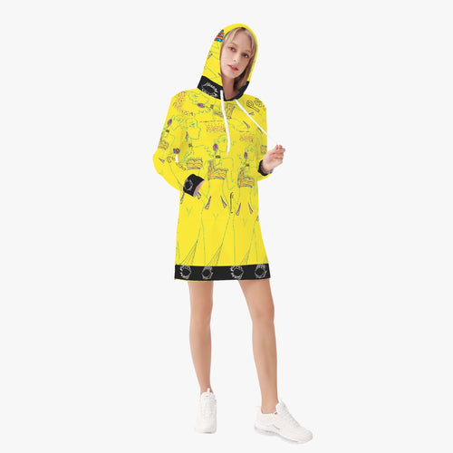 226. Women's AOP Hoodie Dress