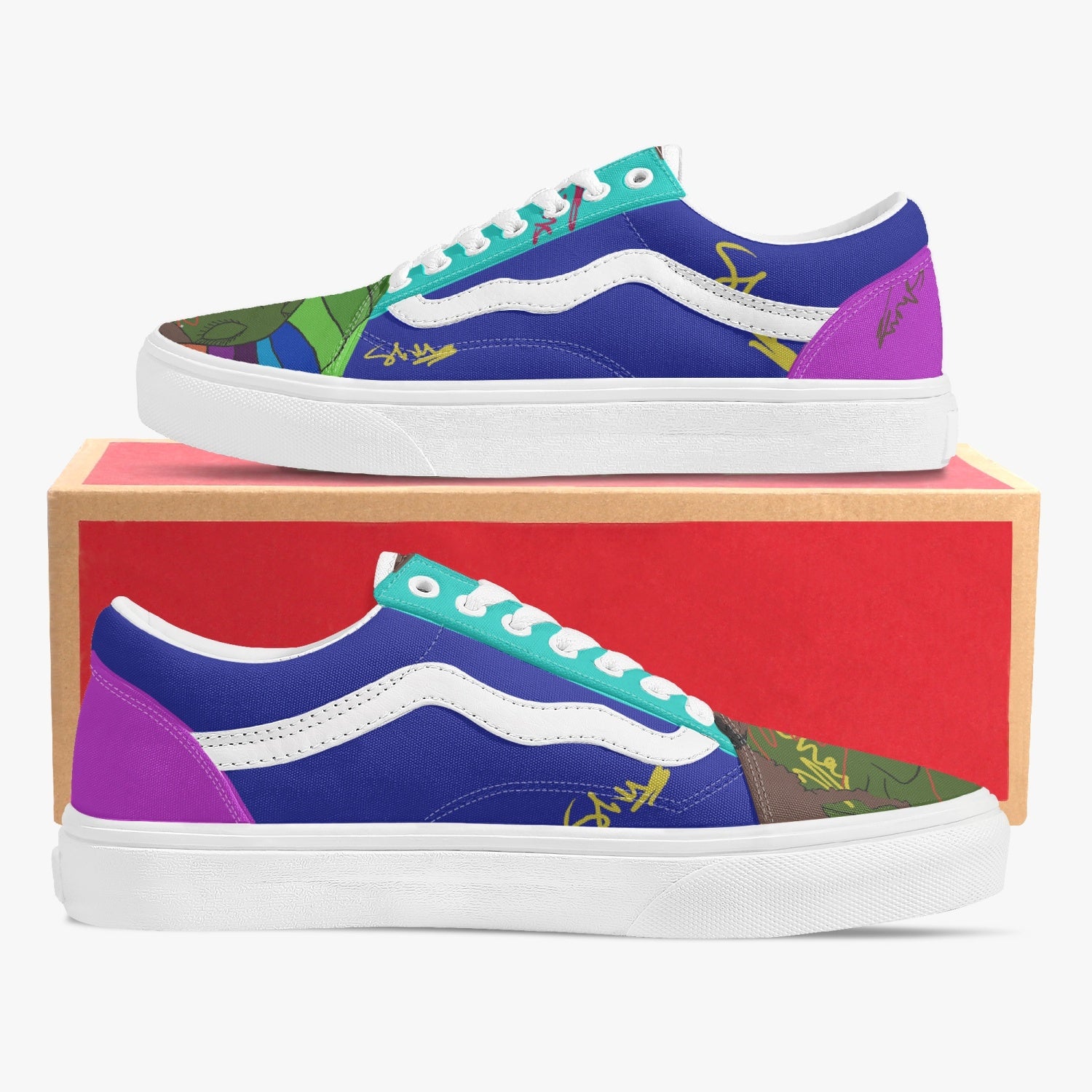 229. Trendy Low-Top Canvas Sneakers