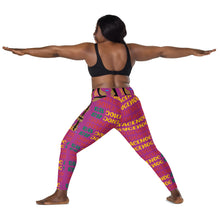 Crossover leggings with pockets