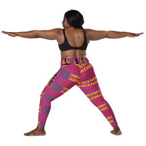 Crossover leggings with pockets