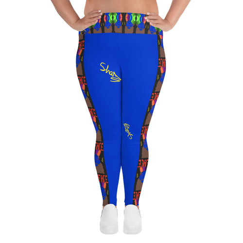 All-Over Print Plus Size Leggings