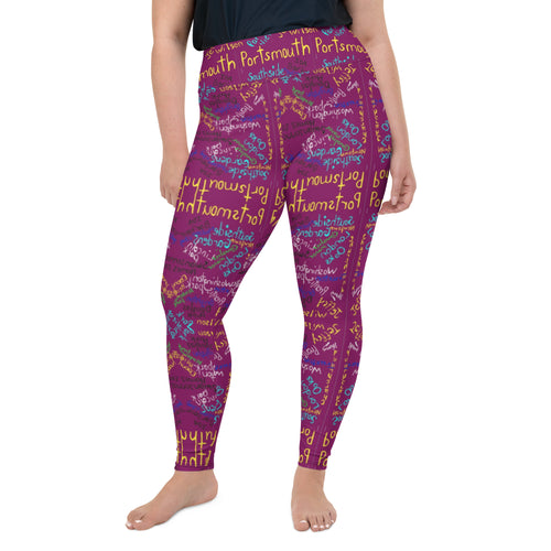 All-Over Print Plus Size Leggings