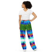 All-over print unisex wide-leg pants