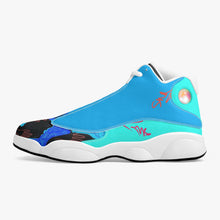 243. High-Top Leather Basketball Sneakers - White