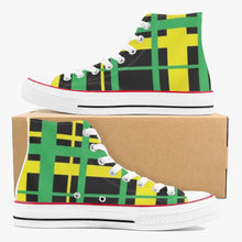 285. New High-Top Canvas Shoes - White