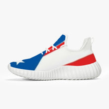 181. Mesh Knit Sneakers - White/Black