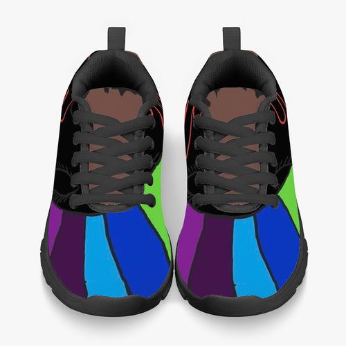 217. Kids' Lightweight Mesh Sneakers - Black