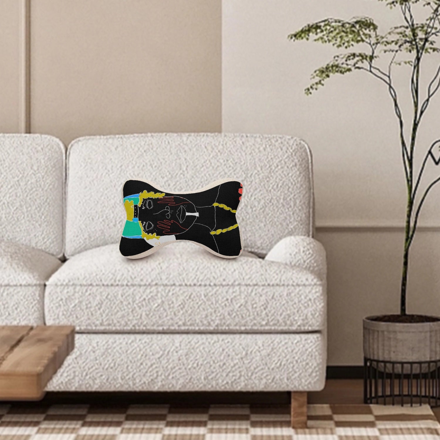 610. Bone neck pillow