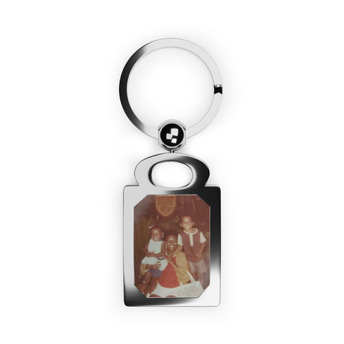 Rectangle Photo Keyring