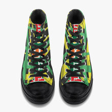 286. New High-Top Canvas Shoes - Black