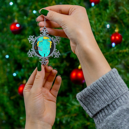 Pewter Snowflake Ornament