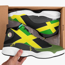 244. High-Top Leather Basketball Sneakers - Black