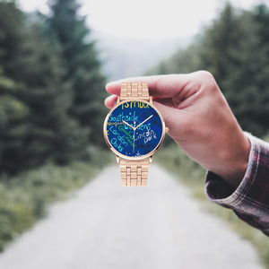 273. Instafamous Steel Strap Quartz watch