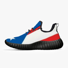 181. Mesh Knit Sneakers - White/Black