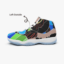 522.  AJ11 Basketball Sneakers -Blue Sole