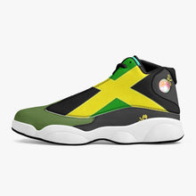 244. High-Top Leather Basketball Sneakers - Black