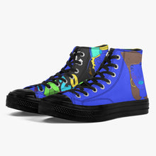 286. New High-Top Canvas Shoes - Black