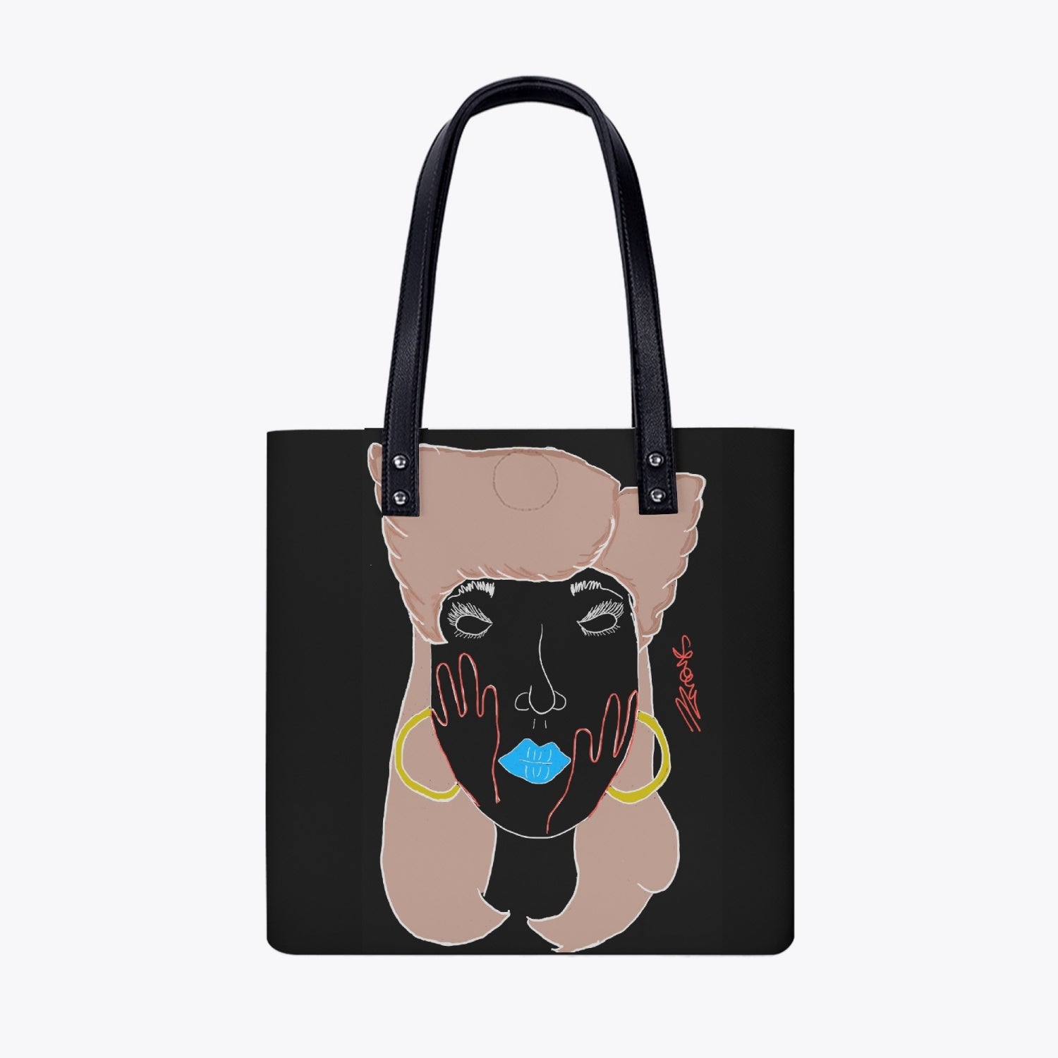 567. Large Regular PU Leather Tote Bags