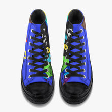 286. New High-Top Canvas Shoes - Black