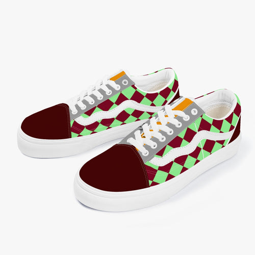 229. Trendy Low-Top Canvas Sneakers