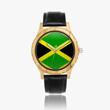 205. Italian Olive Lumber Wooden Watch - Leather Strap