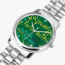 154. Folding Clasp Type Stainless Steel Quartz Watch (With Indicators)