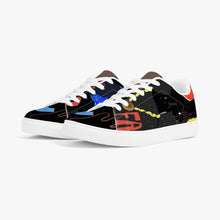 190. Classic Low-Top Leather Sneakers - White/Black