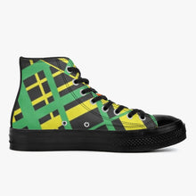 286. New High-Top Canvas Shoes - Black