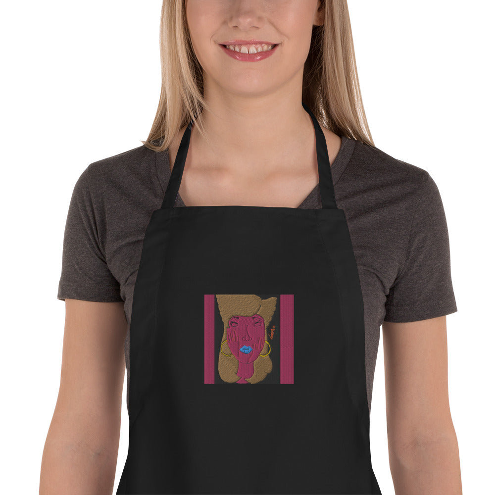 Embroidered Apron