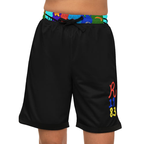 Basketball Rib Shorts (AOP)