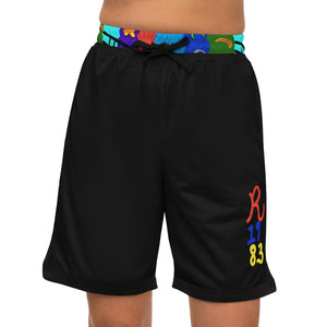 Basketball Rib Shorts (AOP)