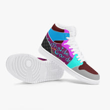 236. New High-Top Leather Sneakers - White