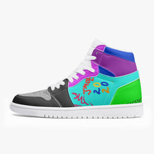 236. New High-Top Leather Sneakers - White