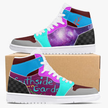 236. New High-Top Leather Sneakers - White