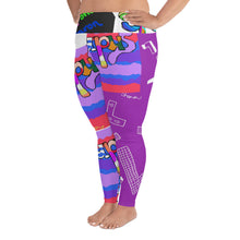 All-Over Print Plus Size Leggings