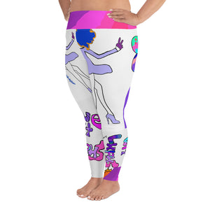 All-Over Print Plus Size Leggings