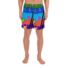 All-Over Print Men's Athletic Long Shorts