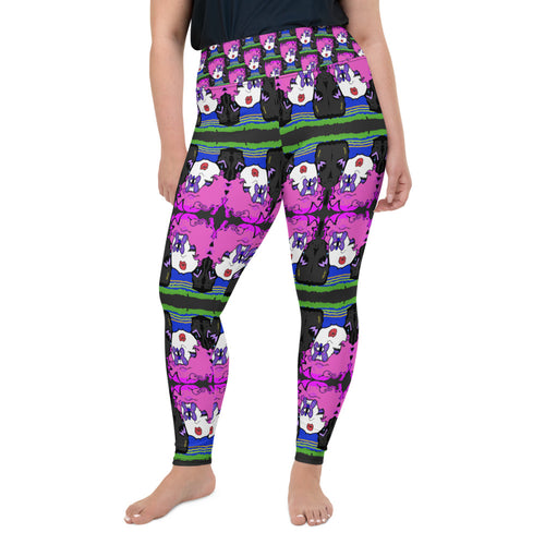 All-Over Print Plus Size Leggings