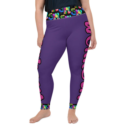 All-Over Print Plus Size Leggings