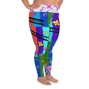 All-Over Print Plus Size Leggings